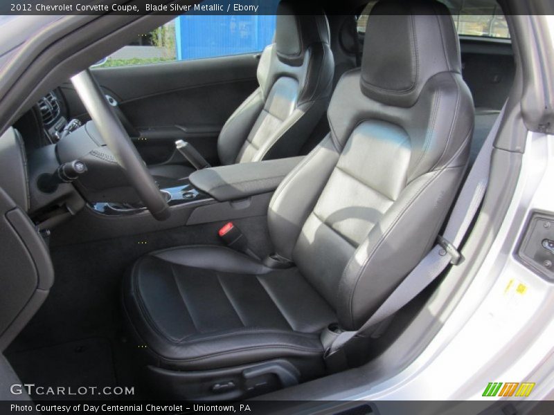 Blade Silver Metallic / Ebony 2012 Chevrolet Corvette Coupe