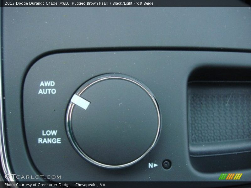 Rugged Brown Pearl / Black/Light Frost Beige 2013 Dodge Durango Citadel AWD