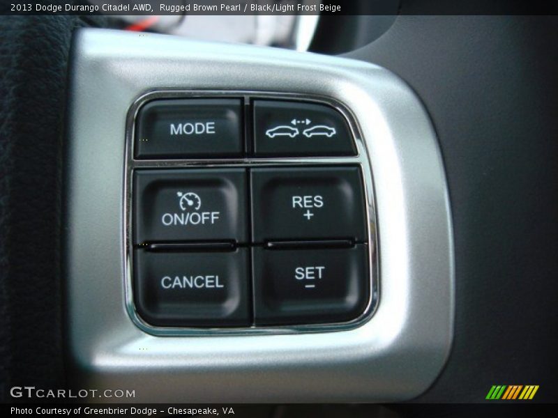 Rugged Brown Pearl / Black/Light Frost Beige 2013 Dodge Durango Citadel AWD