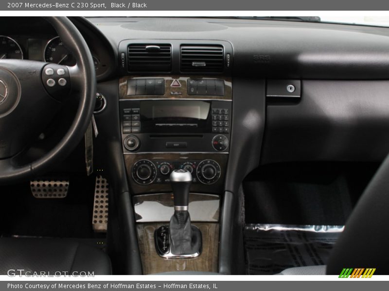 Black / Black 2007 Mercedes-Benz C 230 Sport