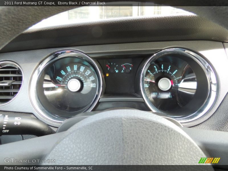 Ebony Black / Charcoal Black 2011 Ford Mustang GT Coupe