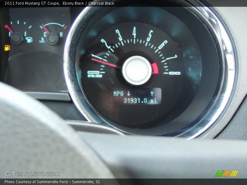 Ebony Black / Charcoal Black 2011 Ford Mustang GT Coupe