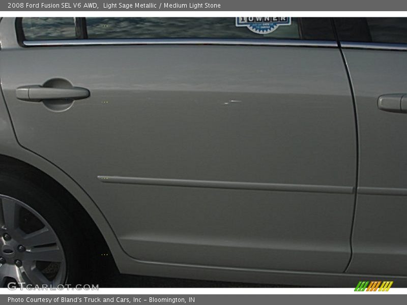 Light Sage Metallic / Medium Light Stone 2008 Ford Fusion SEL V6 AWD