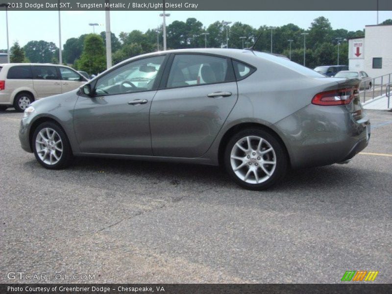 Tungsten Metallic / Black/Light Diesel Gray 2013 Dodge Dart SXT
