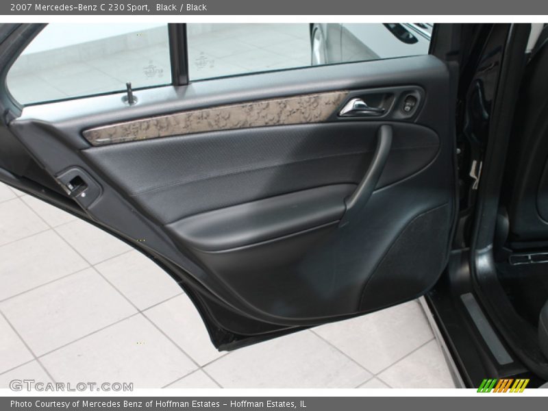 Black / Black 2007 Mercedes-Benz C 230 Sport