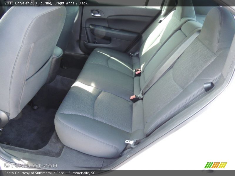 Bright White / Black 2011 Chrysler 200 Touring
