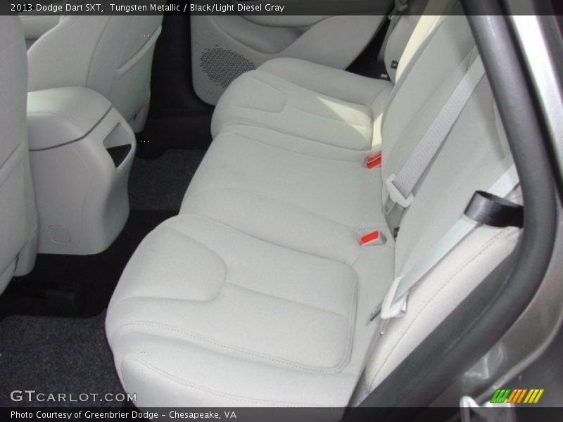 Tungsten Metallic / Black/Light Diesel Gray 2013 Dodge Dart SXT