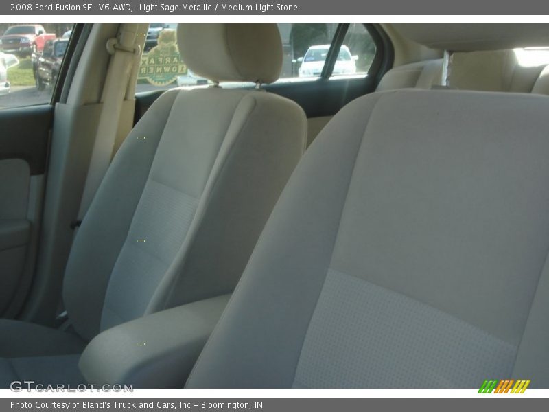 Light Sage Metallic / Medium Light Stone 2008 Ford Fusion SEL V6 AWD