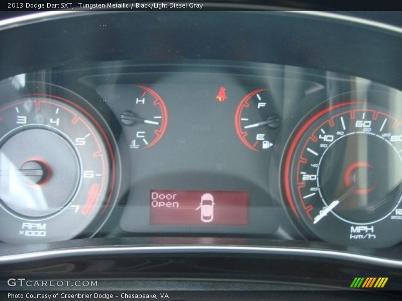 Tungsten Metallic / Black/Light Diesel Gray 2013 Dodge Dart SXT