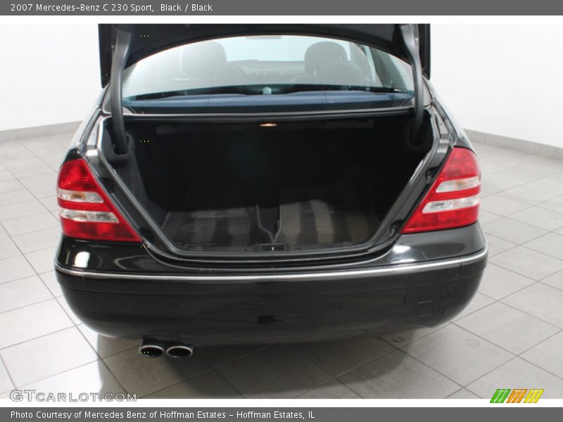 Black / Black 2007 Mercedes-Benz C 230 Sport