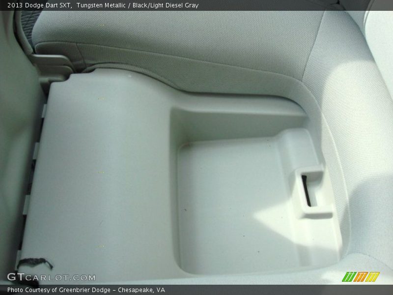 Tungsten Metallic / Black/Light Diesel Gray 2013 Dodge Dart SXT