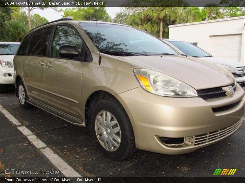 Desert Sand Mica / Fawn Beige 2004 Toyota Sienna LE