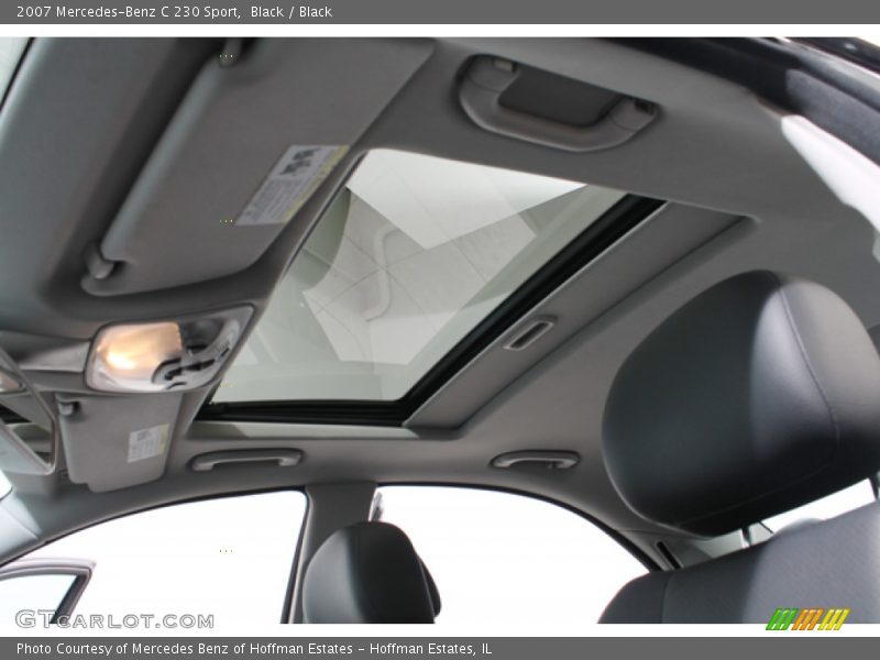 Black / Black 2007 Mercedes-Benz C 230 Sport