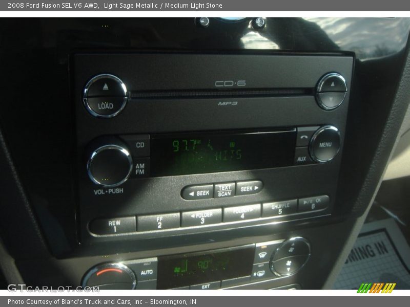 Light Sage Metallic / Medium Light Stone 2008 Ford Fusion SEL V6 AWD