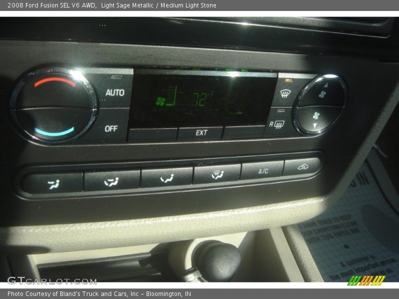 Light Sage Metallic / Medium Light Stone 2008 Ford Fusion SEL V6 AWD