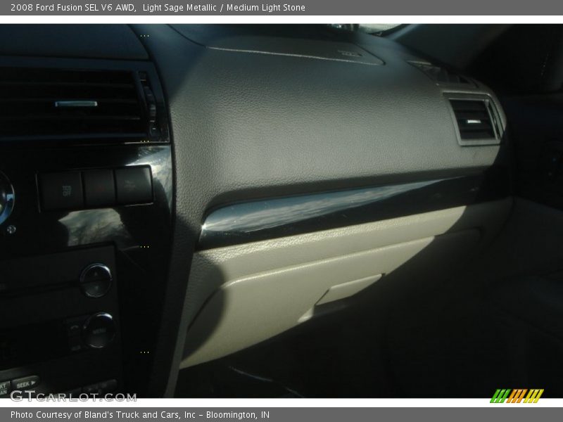 Light Sage Metallic / Medium Light Stone 2008 Ford Fusion SEL V6 AWD