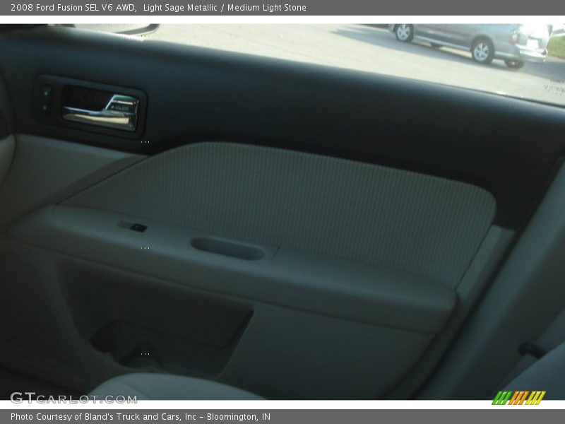 Light Sage Metallic / Medium Light Stone 2008 Ford Fusion SEL V6 AWD