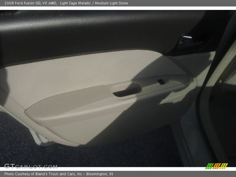 Light Sage Metallic / Medium Light Stone 2008 Ford Fusion SEL V6 AWD