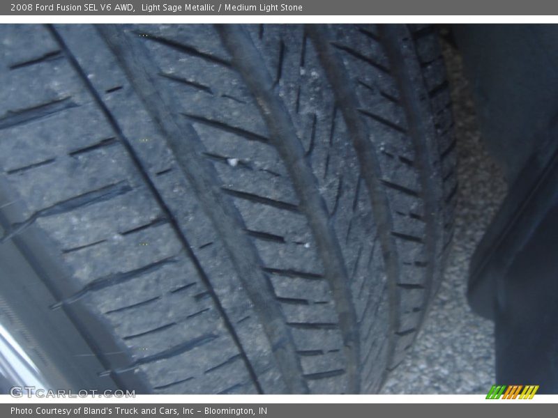 Light Sage Metallic / Medium Light Stone 2008 Ford Fusion SEL V6 AWD
