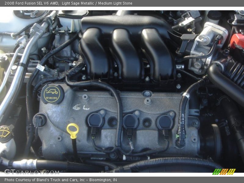 Light Sage Metallic / Medium Light Stone 2008 Ford Fusion SEL V6 AWD