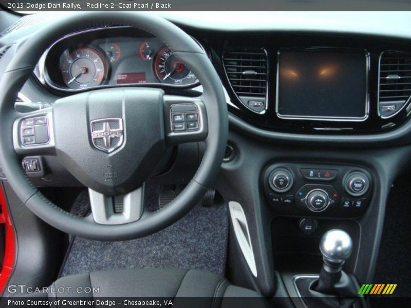 Dashboard of 2013 Dart Rallye