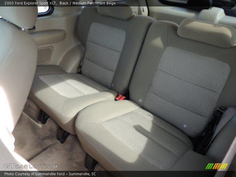Rear Seat of 2003 Explorer Sport XLT