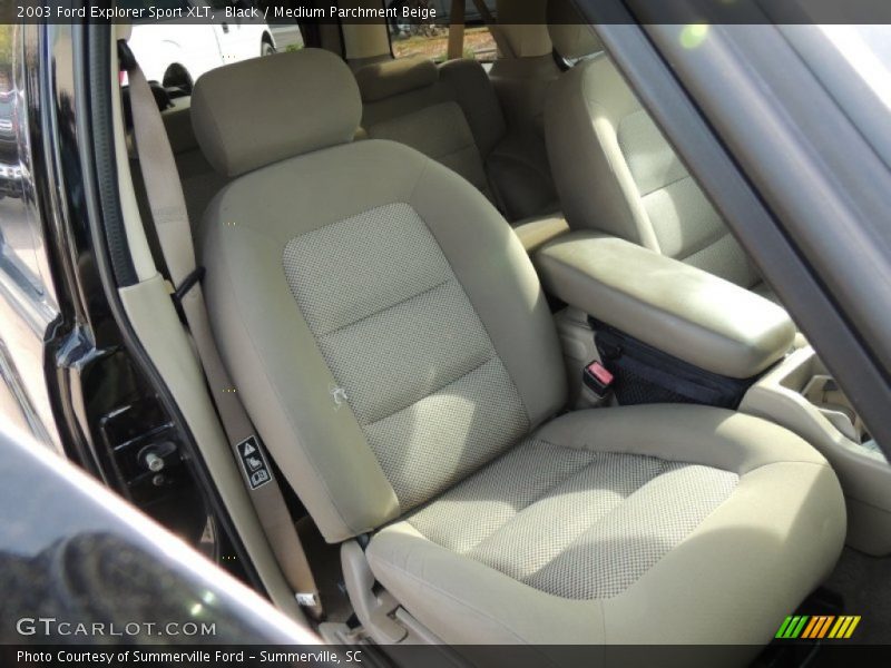 Black / Medium Parchment Beige 2003 Ford Explorer Sport XLT