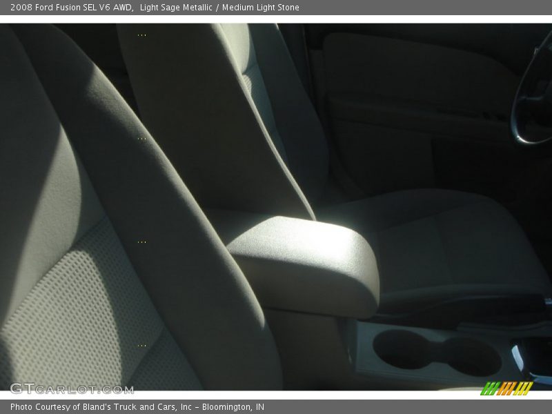 Light Sage Metallic / Medium Light Stone 2008 Ford Fusion SEL V6 AWD