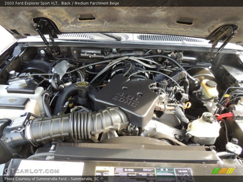  2003 Explorer Sport XLT Engine - 4.0 Liter SOHC 12-Valve V6