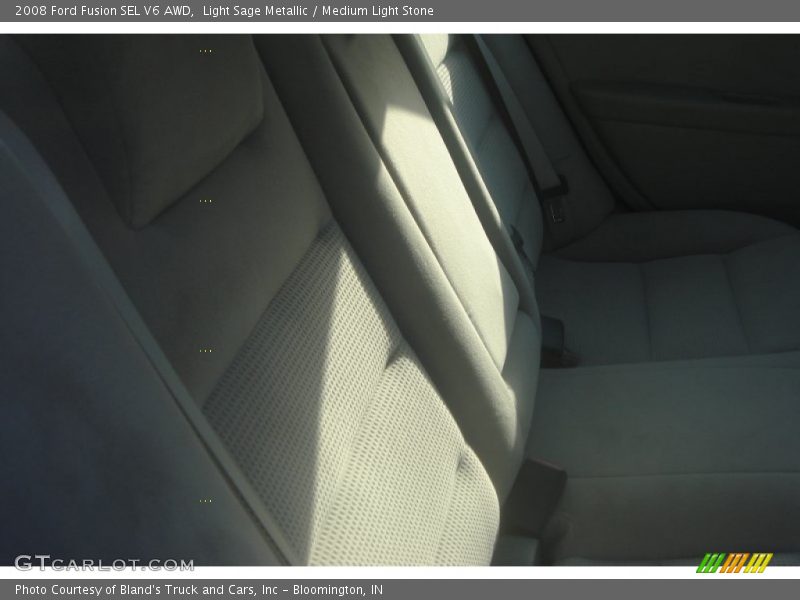 Light Sage Metallic / Medium Light Stone 2008 Ford Fusion SEL V6 AWD
