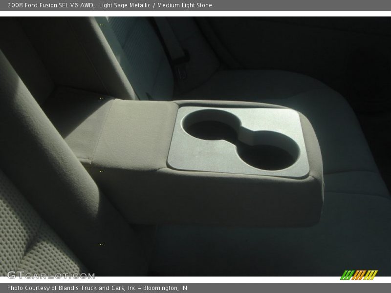 Light Sage Metallic / Medium Light Stone 2008 Ford Fusion SEL V6 AWD