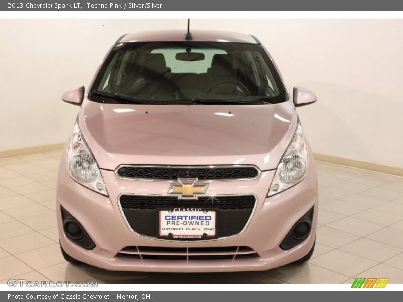 Techno Pink / Silver/Silver 2013 Chevrolet Spark LT