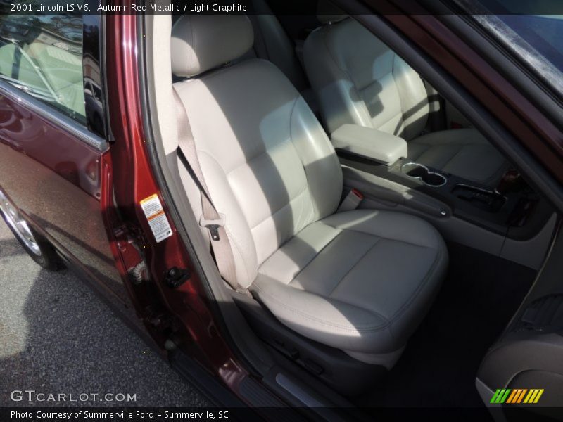 Autumn Red Metallic / Light Graphite 2001 Lincoln LS V6