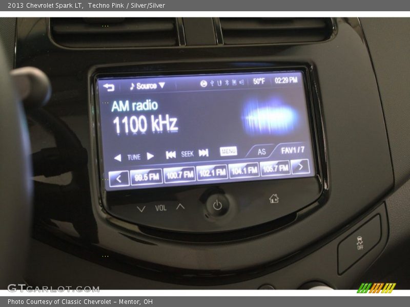 Techno Pink / Silver/Silver 2013 Chevrolet Spark LT