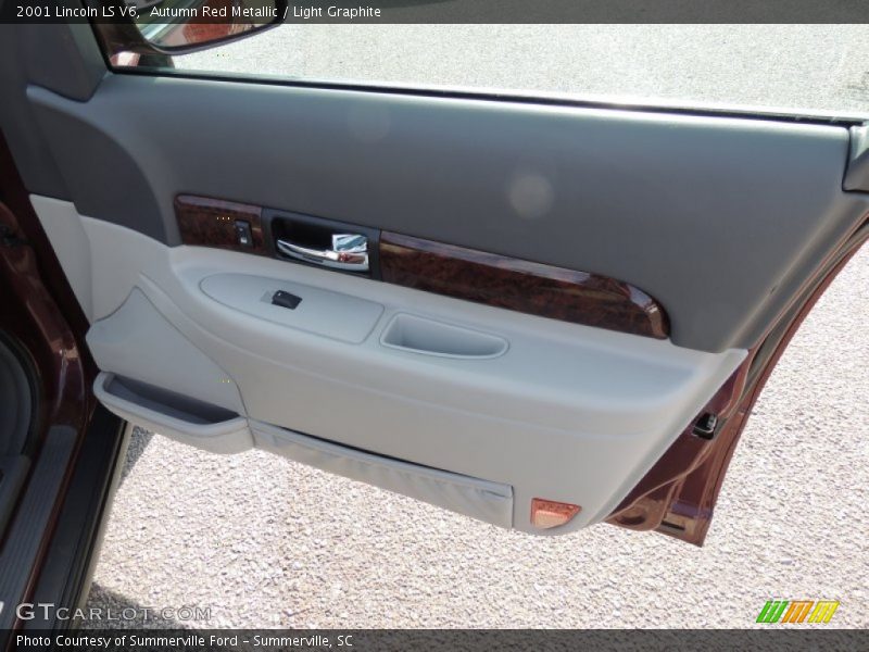 Autumn Red Metallic / Light Graphite 2001 Lincoln LS V6