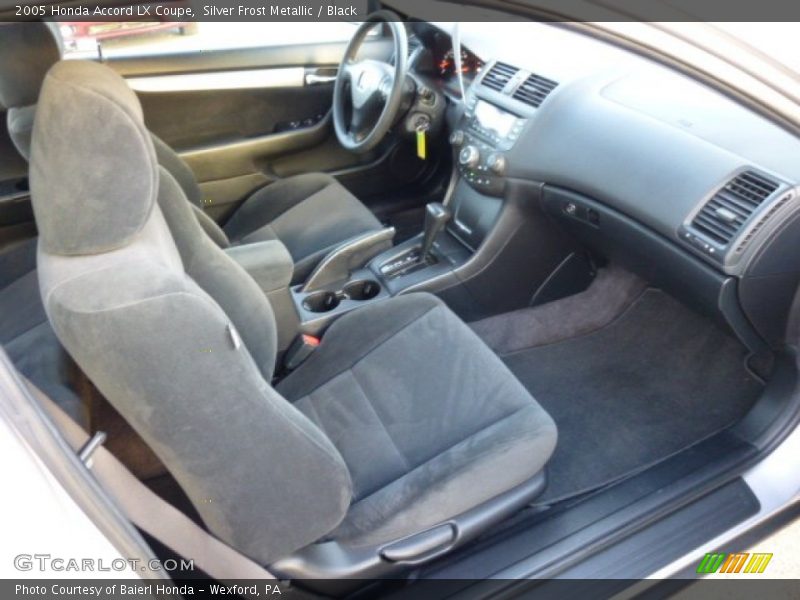 Silver Frost Metallic / Black 2005 Honda Accord LX Coupe