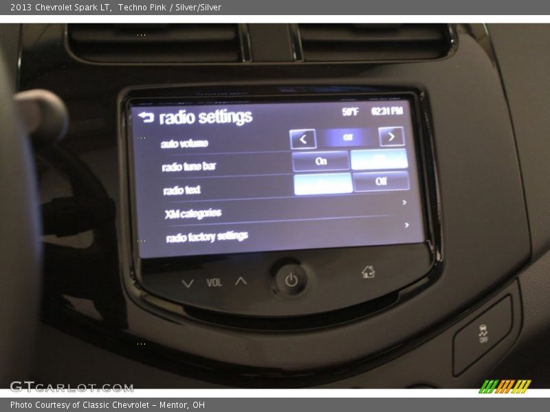 Techno Pink / Silver/Silver 2013 Chevrolet Spark LT