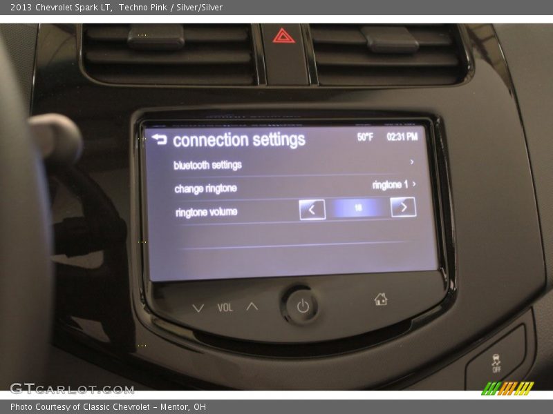 Techno Pink / Silver/Silver 2013 Chevrolet Spark LT