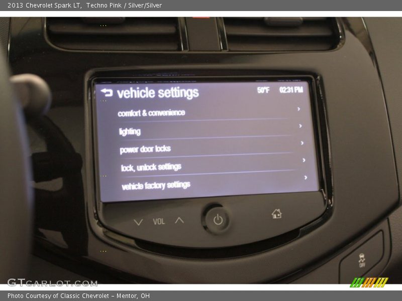 Techno Pink / Silver/Silver 2013 Chevrolet Spark LT