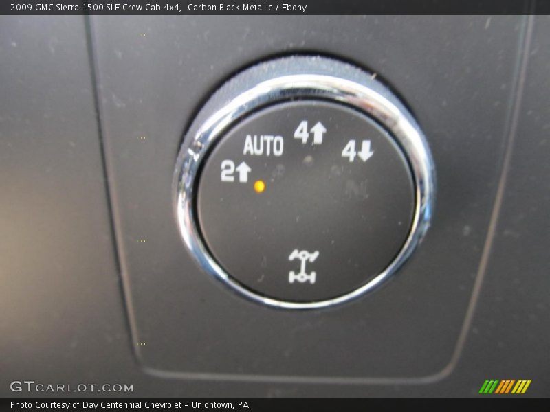 Carbon Black Metallic / Ebony 2009 GMC Sierra 1500 SLE Crew Cab 4x4