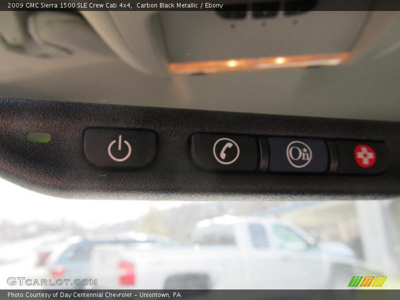 Carbon Black Metallic / Ebony 2009 GMC Sierra 1500 SLE Crew Cab 4x4