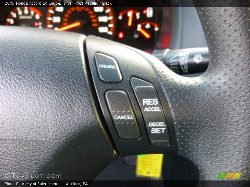 Silver Frost Metallic / Black 2005 Honda Accord LX Coupe