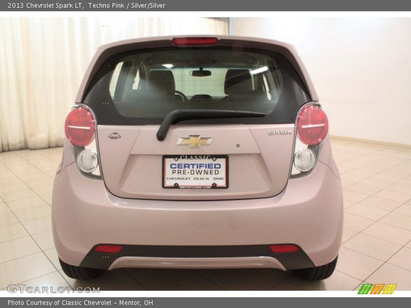 Techno Pink / Silver/Silver 2013 Chevrolet Spark LT