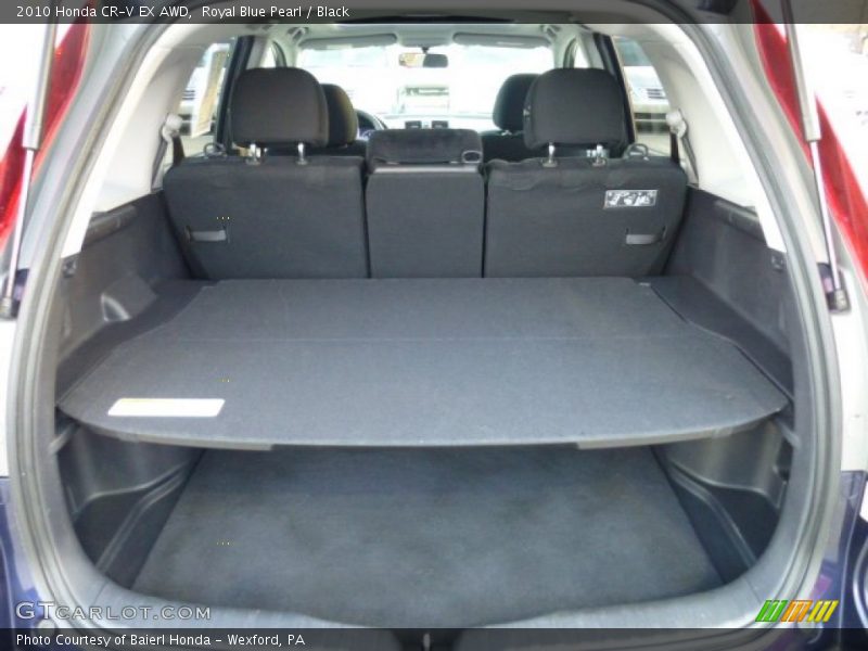 Royal Blue Pearl / Black 2010 Honda CR-V EX AWD
