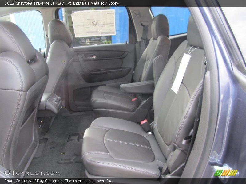 Atlantis Blue Metallic / Ebony 2013 Chevrolet Traverse LT AWD