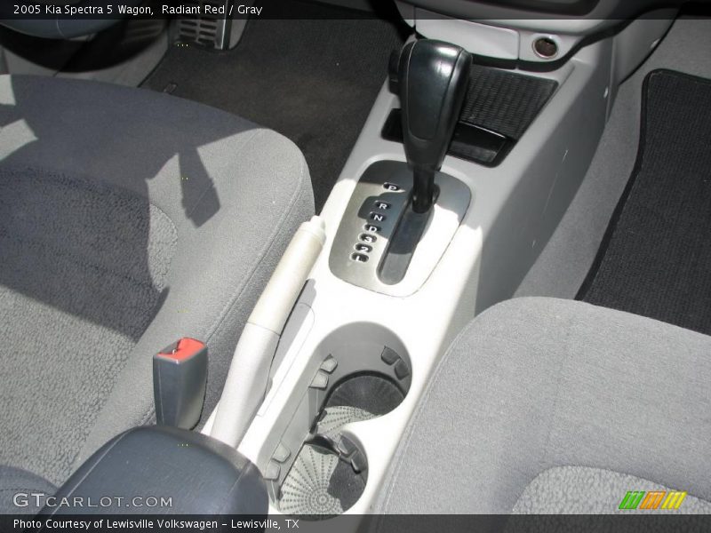 Radiant Red / Gray 2005 Kia Spectra 5 Wagon