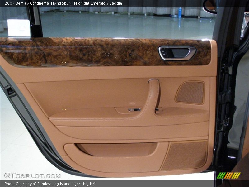Midnight Emerald / Saddle 2007 Bentley Continental Flying Spur