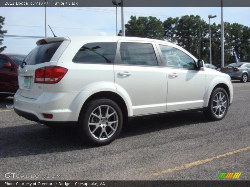 White / Black 2012 Dodge Journey R/T