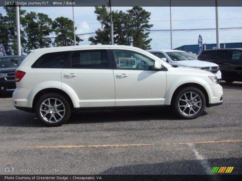 White / Black 2012 Dodge Journey R/T