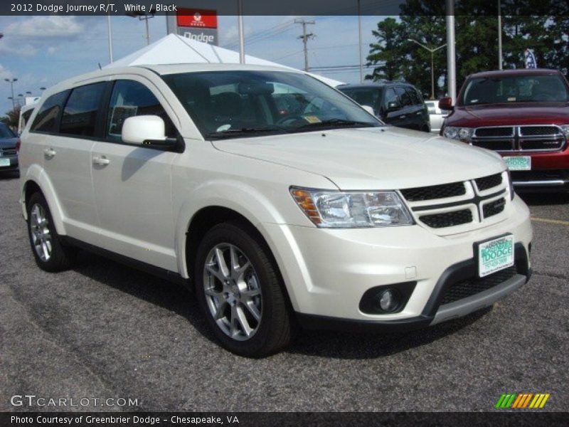 White / Black 2012 Dodge Journey R/T